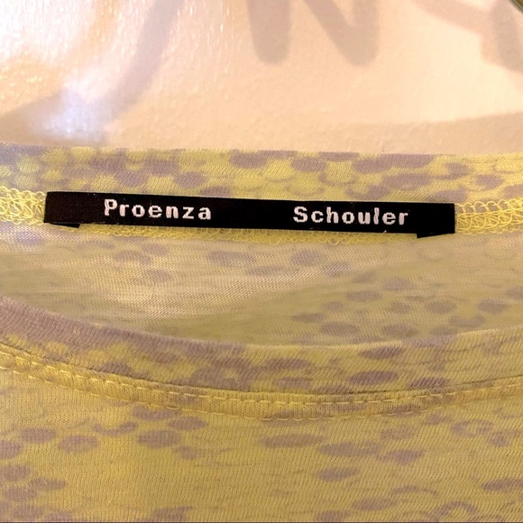 Proenza Schouler Snake Print Long Sleeve Tee - Picture 4 of 5